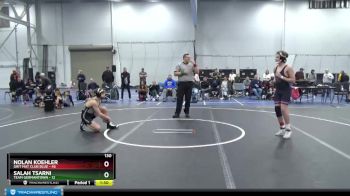 130 lbs Round 1 (6 Team) - Nolan Koehler, Grit Mat Club Blue vs Salah Tsarni, Team Germantown