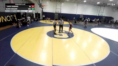 132 lbs Champ. Round 2 - Zack Samano, Chino Wrestling vs Quinn Bequer, Villa Park High School