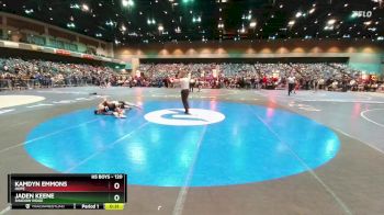 120 lbs Cons. Round 3 - Jaden Keene, Shadow Ridge vs Kamdyn Emmons, Hope