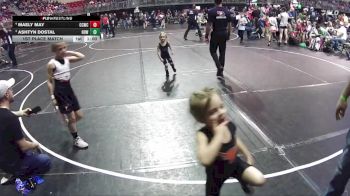 35-38 lbs 1st Place Match - Maely May, Chase County Wrestling Club vs Ashtyn Dostal, Howells-Dodge