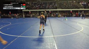 75 lbs Champ. Round 2 - Jack Gorman, SJO Spartan YWC vs Logan White, Saint Peter Saints