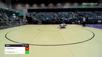 165 lbs Round Of 32 - Cooper Voorhees, Wyoming vs Max Anderson, California Poly
