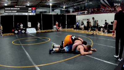 125 kg Cons. Round 3 - Jadon Brownlee, JAB Wrestling vs Tristan Kemp, West Coast Regional Training Center