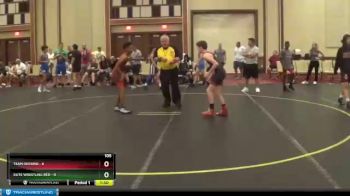 90 lbs Round 1 (6 Team) - Zaiden Burgess, Team Ontario vs Kevin Sickler, Elite Wrestling Red