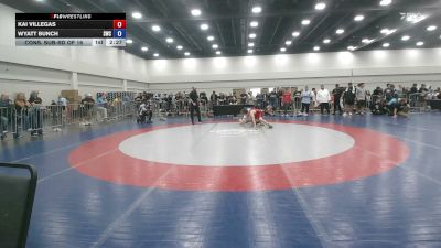 144 lbs Cons. Sub-rd Of 16 - Kai Villegas vs Wyatt Bunch, Storm Wrestling Center