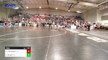 58 lbs Rr Rnd 4 - Cheston Thompson, HURRICANE WRESTLING ACADEMY vs Jaxson Wright, Bartlesville Wrestling Club