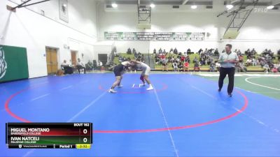 184 lbs Semifinal - Miguel Montano, Bakersfield College vs Ivan Natceli, Palomar College