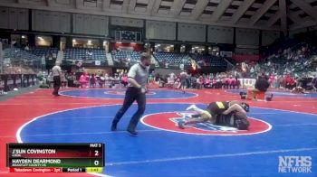 2A-215 lbs Champ. Round 1 - J`Sun Covington, Cook vs Hayden Dearmond, Brantley County HS