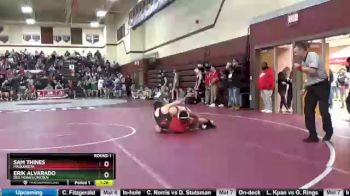 145 lbs Round 1 - Sam Thines, Maquoketa vs Erik Alvarado, Des Moines Lincoln