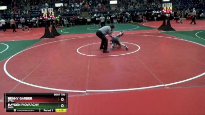 85 lbs Quarterfinal - Hayden Piovarchy, ROGA vs Benny Garber, BTWA