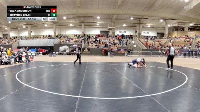 AA 157 lbs 1st Place Match - Brayden Leach, Summit High School vs Jack Anderson, Bartlett High School