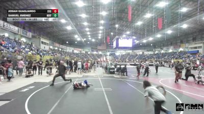 54 lbs Consi Of 8 #2 - Josiah Guagliardo, Steel City Reloaded WC vs Samuel Jimenez, North Park Middle School