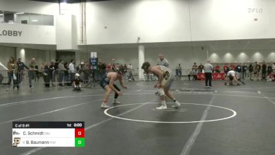 174 lbs C Of 8 #1 - Carter Schmidt, California Baptist University vs Brody Baumann, Purdue