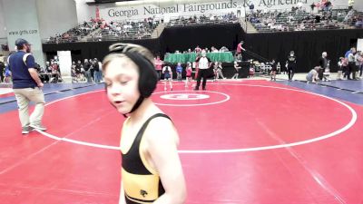 57 lbs Consi Of 8 #2 - Maddox Ware, Richmond Hill Wrestling Club vs Jaxson Nagel, Bluff Wrestling Club