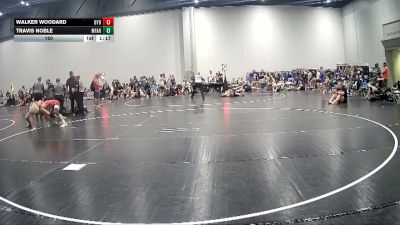 160 lbs Round 6 (8 Team) - Walker Woodard, Backyard Brawlers vs Travis Noble, MF Army