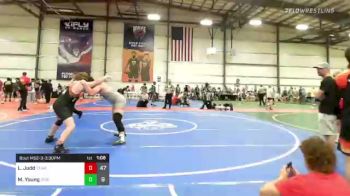 220 lbs Rr Rnd 3 - Logan Judd, Team Utah Arches vs Miska Young, Ragin Raisins Niagara