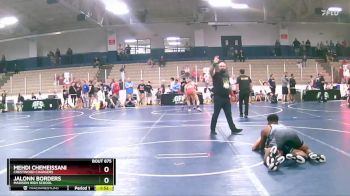 189 lbs Cons. Round 2 - Mehdi Chemeissani, Crestwood Chargers vs Jalonn Borders, Madison High School