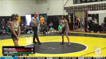 76 lbs Quarterfinal - Nick Walton, Buljan Middle School vs Cody Holtberg, Nor-Cal Inferno