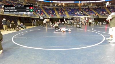 125 lbs Round Of 32 - Easton Berg, Windber vs Owen Wysocki, South Western