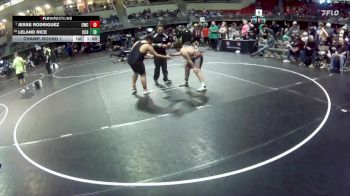 220 lbs Champ. Round 1 - Jesse Rodriguez, Cozad Wrestling Club vs Leland Rice, Cross County Osceola