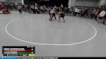 215 lbs Quarterfinal - Myron Mendez, Eagle Empire Wrestling vs Grant Schwerdtfeger, Nebraska Wrestling Training Center