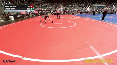 52 lbs Consi Of 8 #1 - Aiden Nguyen, Florida Scorpions vs Mason Karr, Roundtree Wrestling Academy