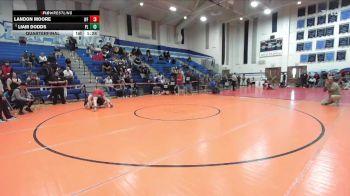150 lbs Quarterfinal - Landon Moore, Williams Field vs Liam Dodds, Point Loma