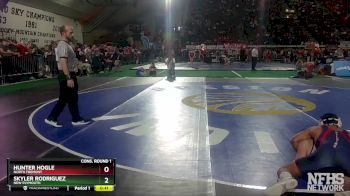 2A 138 lbs Cons. Round 1 - Hunter Hogle, North Fremont vs Skyler Rodriguez, New Plymouth
