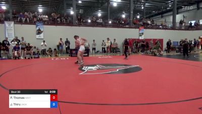 87 kg Semifinal - Payton Thomas, Navy Wrestling Club vs Jared Thiry, Jackrabbit Wrestling Club