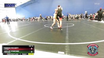 96 lbs Champ. Round 1 - Thomas McCarty, Jayhawk vs Wryles Starcher, Tonganoxie