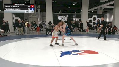 55 kg Quarters - Kody Tanimoto, Bison Wrestling Club vs Michael Rundell, The Wrestling Academy