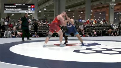 130 lbs Quarters - Adam Coon, CKWC/NYAC vs Brandon Ballard, Frontier Wrestling Club