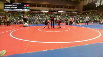 115 lbs Semifinal - Kurt Flickinger, Pottsville Apache Youth Wrestling vs Ari-Daniel Scott, Bentonville Wrestling Club