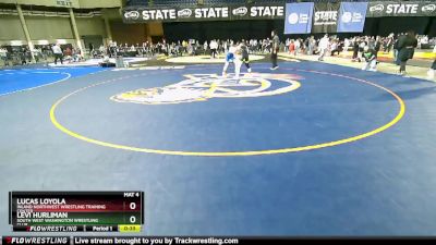 126 lbs Semifinal - Levi Hurliman, South West Washington Wrestling Club vs Lucas Loyola, Inland Northwest Wrestling Training Center