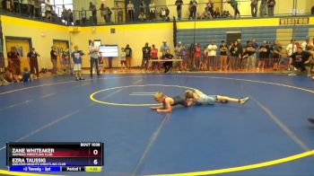 46-50 lbs Round 2 - Ezra Taussig, Greater Heights Wrestling Club vs Zane Whiteaker, Wamego Wrestling Club