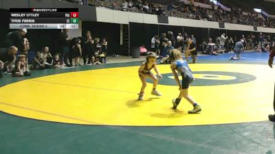 Rookie K-2 48 Cons. Round 4 - Wesley Uttley, Poquoson Athletic Association vs Titus Ferris, Smithfield Slaughterhouse