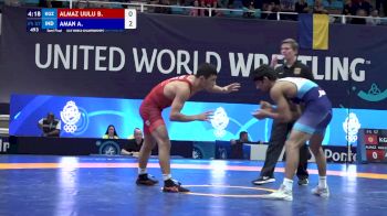 57 kg 1/2 Final - Bekzat Almaz Uulu, Kyrgyzstan vs Aman Aman, India