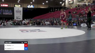 71 kg Round 2 - Joseph Sealey, North Carolina vs Kj Evans, Oklahoma Regional Training Center