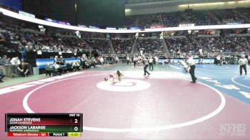 II-101 lbs Cons. Round 2 - Jonah Stevens, Salem Cambridge vs Jackson Labarge, Northern Adirondack