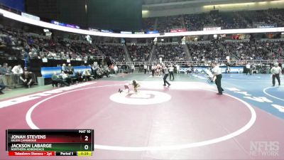 II-101 lbs Cons. Round 2 - Jonah Stevens, Salem Cambridge vs Jackson Labarge, Northern Adirondack