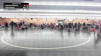 70 lbs Semifinal - Kohlton Reinhold, Lititz vs Owen Begeal, Masonville