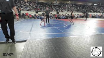 88 lbs Semifinal - Payton McCall, Broken Arrow Girls Junior High vs Caizley Rojo, Altus JH