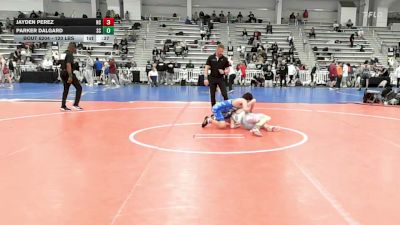 120 lbs Consi Of 64 #2 - Jayden Perez, NC vs Parker Dalgard, SC