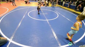 46 lbs Round Of 32 - Gabriel Harsha, Collinsville Cardinal Youth Wrestling vs Ryland Peters, Claremore Wrestling Club