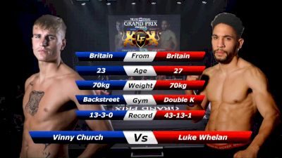 Luke Whelan vs. Vinny Church - MTGP Presents Lion Fight 43 Replay