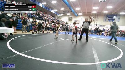 49 lbs Consolation - Alex Korte, Wagoner Takedown Club vs Jantzen Duran, Jay Wrestling Club