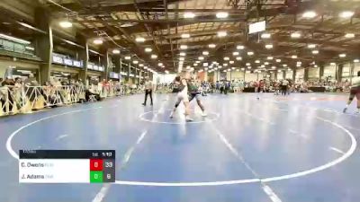 170 lbs Rr Rnd 2 - Connor Owens, Flint Tropics vs Jesse Adams, Felix Wrestling Academy Blue