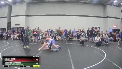 Round 1 - Noah Cape, Dixie Hornets vs Conner Watson, Tomahawk Youth Wrestling