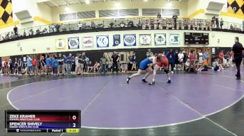 157 lbs Cons. Round 2 - Zeke Kramer, Fishers Wrestling Club vs Spencer Shively, Snider Wrestling Club