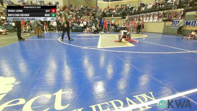 66 lbs Final - Rhea Long, Standfast vs Brylynn Revier, Morrison Takedown Club
